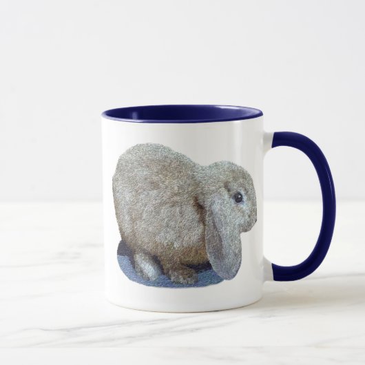 Tasses de lapin d'oreille de la Hollande Lop (Droite)