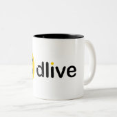 Tasses de logo de DLive (Devant droit)