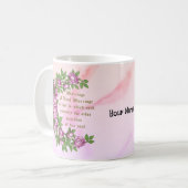 Tasses de mariage avec versets de mariage (Devant gauche)