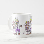 Tasses de mariée et de mari ours (Devant gauche)