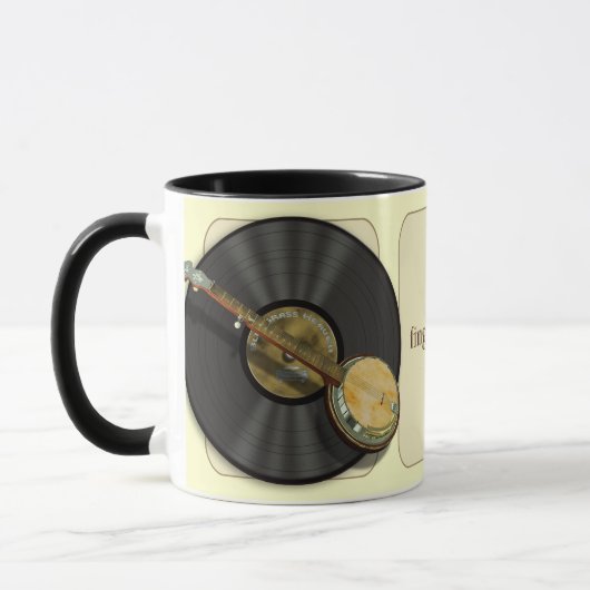 Tasses de musique de banjo (Gauche)