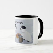 Tasses de nuits de Hannukah d'ours blancs (Devant droit)