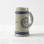 Tasses de paix Monogramme personnalisées (Devant droit)