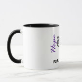 Tasses de papillon d'espoir de conscience d'EDS (Gauche)