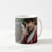 Tasses de photo de Noël de houx et de pin (Devant droit)