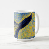 Tasses de plongée avec baleine à bosse style Van G (Devant droit)