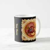 Tasses de pompier Yin Yang (Devant droit)
