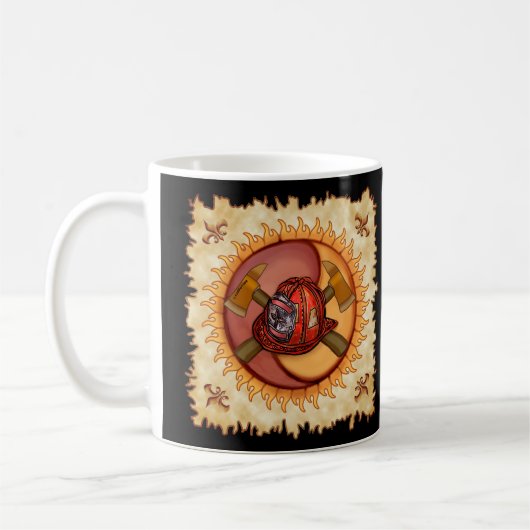 Tasses de pompier Yin Yang (Gauche)
