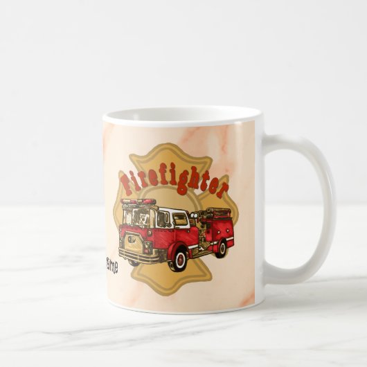 Tasses de pompiers de camion de pompiers (Droite)