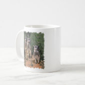 Tasses de PORTRAIT de FAMILLE de MEERKAT (Devant gauche)