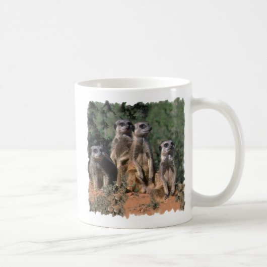 Tasses de PORTRAIT de FAMILLE de MEERKAT (Droite)