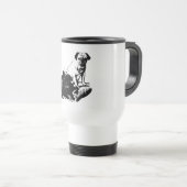 Tasses de pug mobiles, Sip heureux (Devant droit)