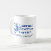 Tasses de satire de rêve américain d'IRS (Devant gauche)