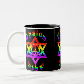 Tasses de Shalom d'arc-en-ciel (Gauche)