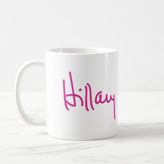 Tasses de signature de Hillary (Gauche)