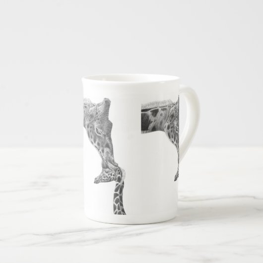 Tasses de spécialité de girafe et de veau (Devant droit)