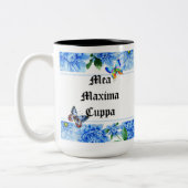 Tasses de thé florales humoristiques de montant (Gauche)