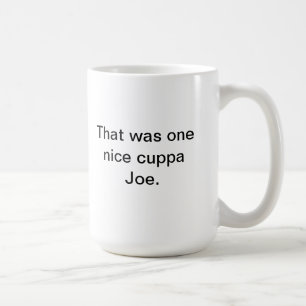 Tasses de thé Joe