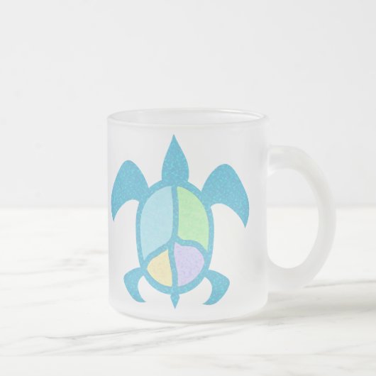 Tasses de tortue de mer de paix (Droit)