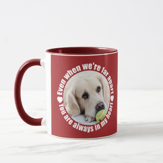 Tasses de VOTRE 2 amours de PHOTOS et de (Gauche)