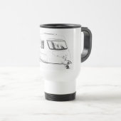 Tasses de voyage de conception de "caravane" (Devant droit)