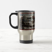 TASSES DE VOYAGE D'INSTALLATION DE CAMION BLANC DE (Gauche)