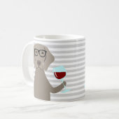 Tasses de Weimaraner (Devant gauche)