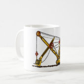 Tasses défonceuses de construction de pelle à (Devant gauche)