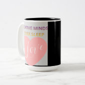 Tasses Deux Tons Créativité Esprit Jamais Endormi (Devant gauche)