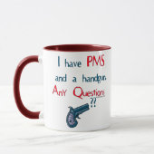 Tasses d'humour de PMS (Gauche)