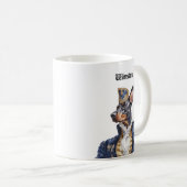 Tasses Doberman Pinscher Victorien (Devant droit)