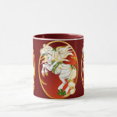 Tasses d'ovale de licorne de Noël (Centre)