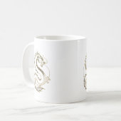 Tasses Dragon Or Asie (Devant gauche)
