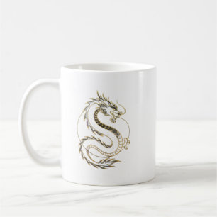 Tasses Dragon Or Asie
