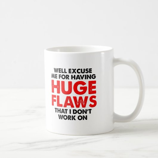 Tasses Drôles avec des Défauts Énormes (Droite)