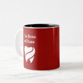 Tasses drôles de bureau de thème de dentiste (Devant gauche)