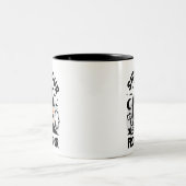 Tasses drôles de château hanté – “Fermez votre por (Centre)