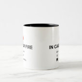 Tasses drôles de sortie de secours pour des (Centre)