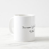 Tasses drôles je sors du lit (Devant gauche)