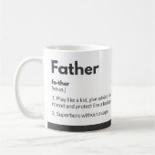 Tasses drôles pour papa Typographie spirituelle Ci (Gauche)