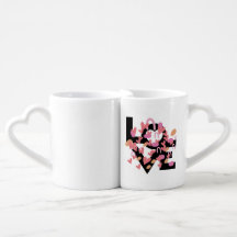 Tasses DUO cœur, motif LOVE creashop_line