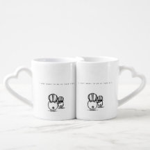 Tasses Duo | Couple Bunny mignon