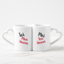 Tasses Duo Toi mon amour, moi ton amour