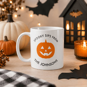 Tasses effrayantes minimalistes pour Halloween – P