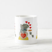 Tasses éléphant de la Saint-Valentin (Centre)