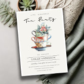 Tasses empilées N'importe quel âge Invitation de f