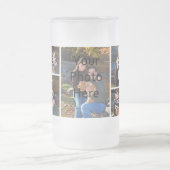 Tasses en verre givrées de photo - tasse (Centre)