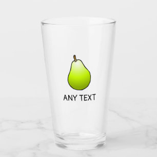 Tasses en verre poire