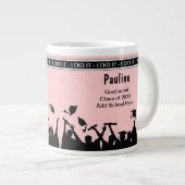 Tasses enormes de célébration d'obtention du (Devant droit)