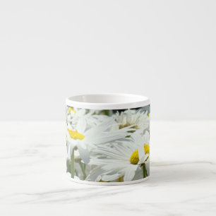 Tasses espresso Fleurs de Marguerite Blanche Margu